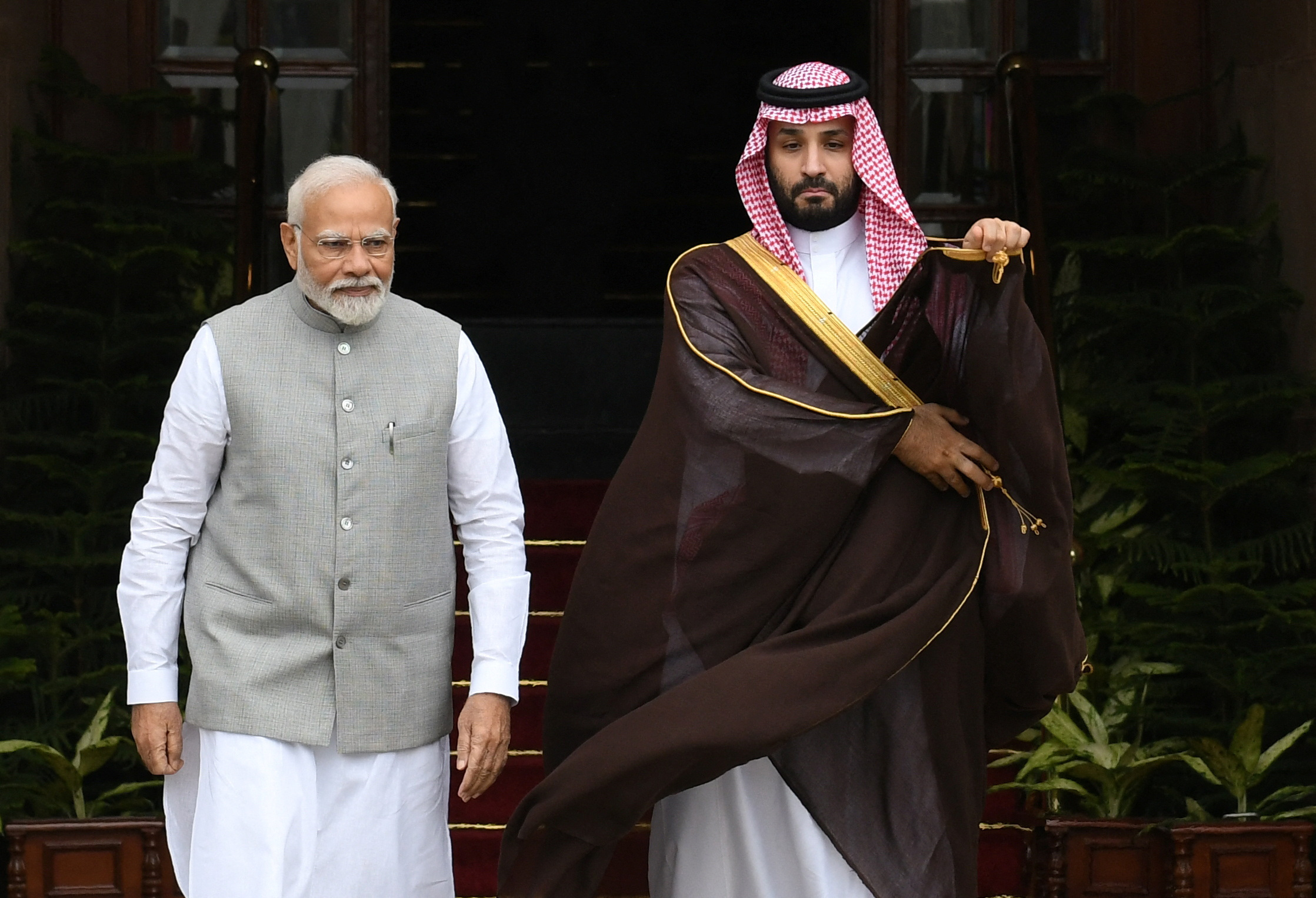 Saudi Crown Prince Mohammed Bin Salman with narendra modi ji