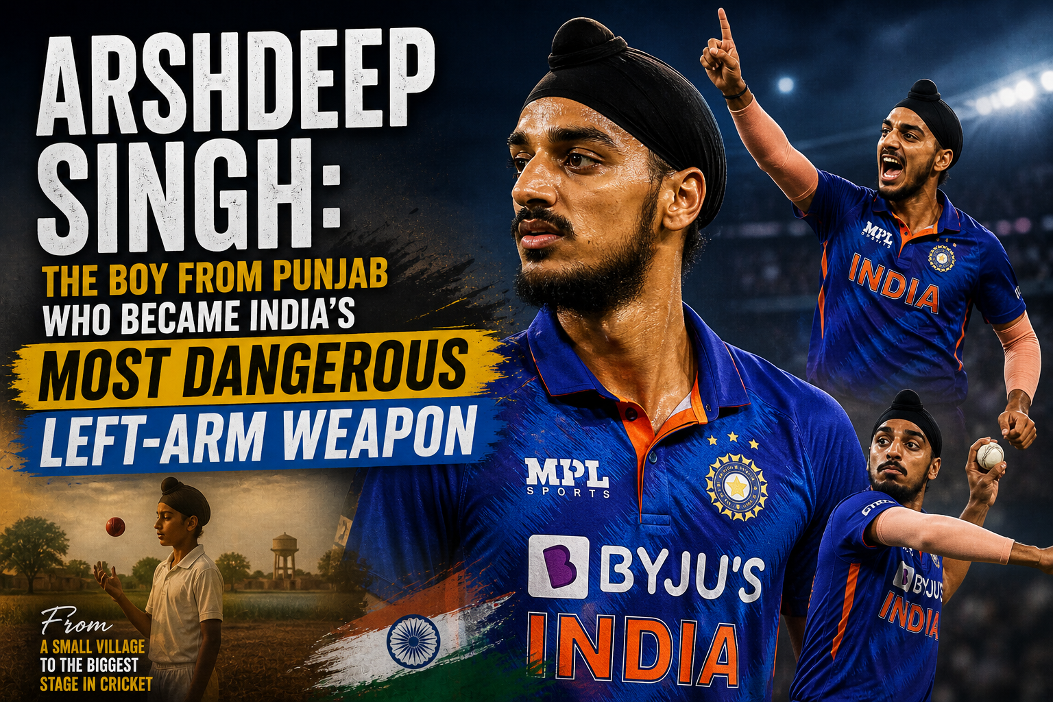 Arshdeep Singh: The Boy from Punjab Who Became India’s Most Dangerous Left-Arm Weapon